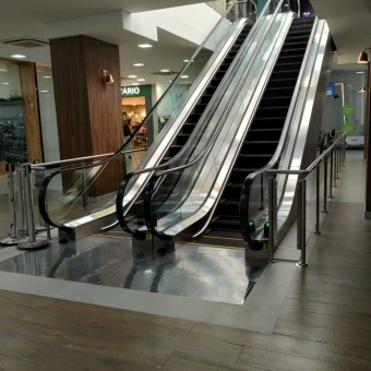 O Shopping Center Lapa inova ao trocar todas as escadas rolantes antigas pela linha de escadas rolantes Performance da New Parts