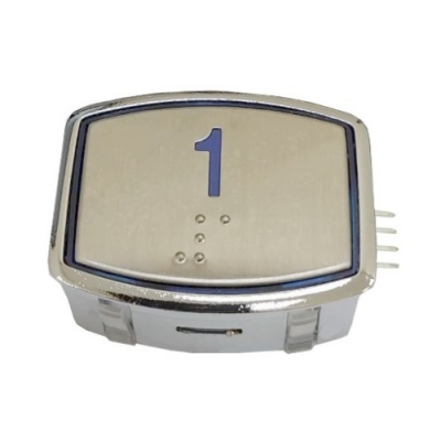 Botão AK30 LED Azul 24VDC Gravação 1 (49682R)