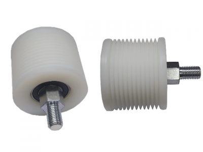 Roldana para Correia Poly 85X70MM Com Eixo