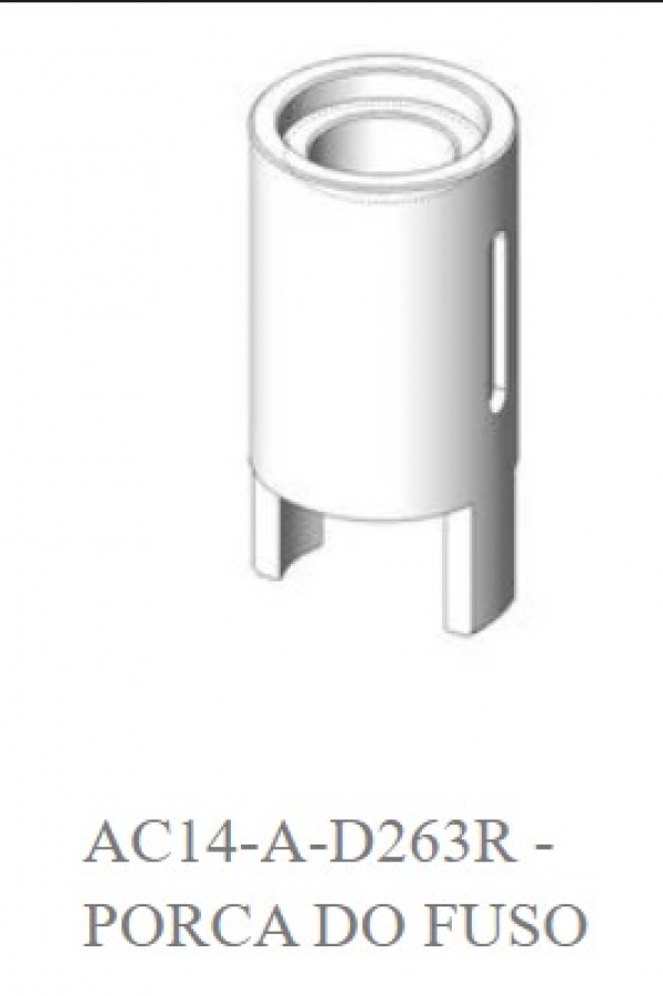 Kit Porca do Fuso (AC14-A-D263R)