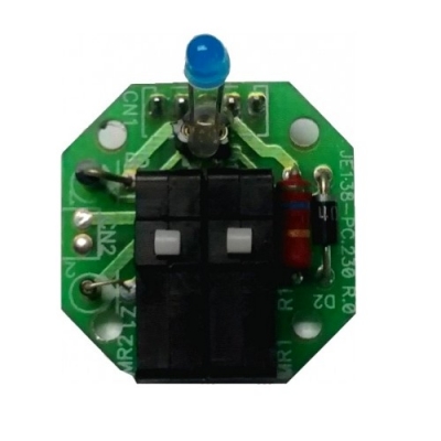 Placa Eletrônica do Botão Multiled Led Azul JVO230 Com 2 Micro Atlas