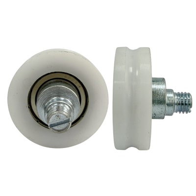 Roldana 44mm para Porta Thyssen (Inferior) com Eixo Exc&ecirc;ntrico
