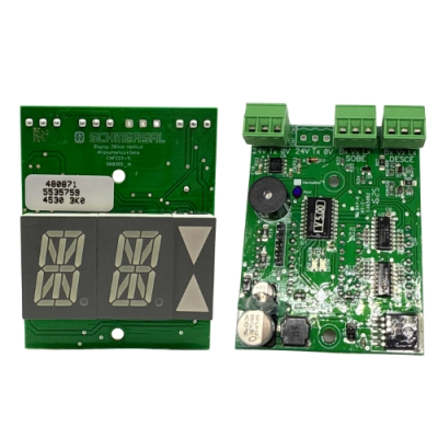 DISPLAY 20MM VERTICAL ALFANUMERICO+SETA AZUL (11971110)