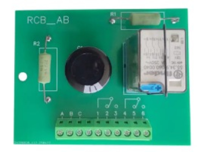 M&oacute;dulo RCB_AB com Rel&eacute;
